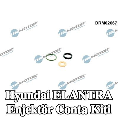 DR.MOTOR AUTOMOTIVE Enjektör conta kiti — Hyundai Elantra