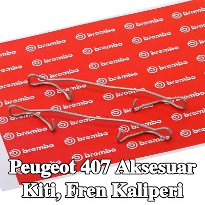 BREMBO Aksesuar Kiti, fren kaliperi — Peugeot 407
