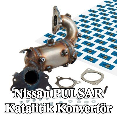 VEGAZ Montaj parçaları ile katalitik konvertör — 2014 Nissan Pulsar