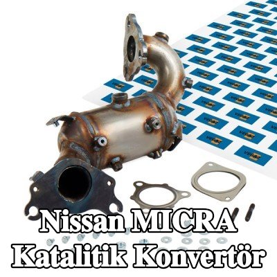 VEGAZ Montaj parçaları ile katalitik konvertör — Nissan Micra
