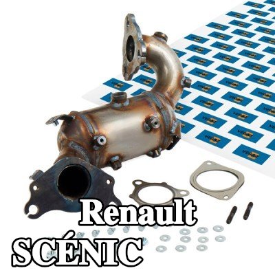 VEGAZ المحول الحفاز مع أجزاء التثبيت — 2017 Renault Scénic