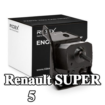 RIDEX حامل المحرك المحور الأمامي الأيسر — Renault Super 5