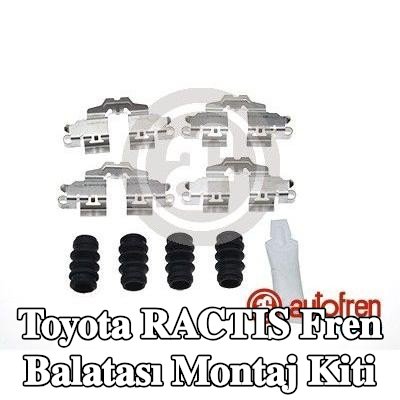 AUTOFREN SEINSA Fren balatası montaj kiti Arka Aks — Toyota Ractis