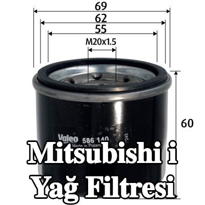 VALEO Yağ filtresi — Mitsubishi i