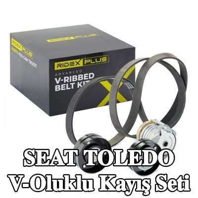 RIDEX PLUS V-Oluklu Kayış Seti — 2002 SEAT Toledo