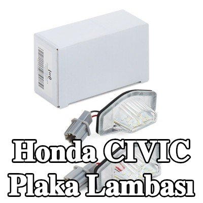 ABAKUS Her iki tarafta plaka lambası — Honda Civic