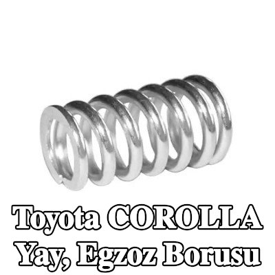 VEGAZ Yay, egzoz borusu — 2000 Toyota Corolla