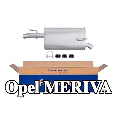 HELLA كاتم الصوت الخلفي الخلفي, مع قطع التركيب — 2004 Opel Meriva