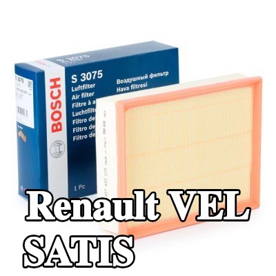 BOSCH مرشح الهواء — Renault Vel Satis