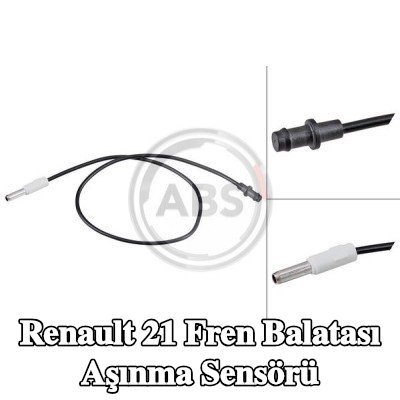 A.B.S. Fren balatası aşınma sensörü Ön Aks Sol, Ön Aks Sağ, Sol, Sağ — Renault 21