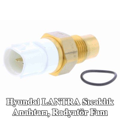 VEMO Sıcaklık Anahtarı, radyatör fanı Q+, orijinal ekipman üreticisi kalitesi — 1990 Hyundai Lantra