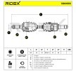 RIDEX Tahrik mili Ön Aks Sol, 610mm — Ford Ranger (6)