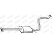 WALKER Orta susturucu 1770mm, montaj parçaları olmadan — Hyundai Getz (5)
