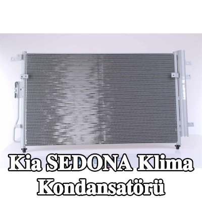 NISSENS Kurutuculu klima kondansatörü, azot dolgulu — Kia Sedona
