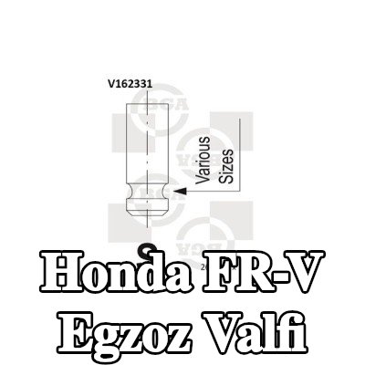 BGA Egzoz valfi — Honda Fr-v