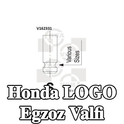 BGA Egzoz valfi — Honda Logo