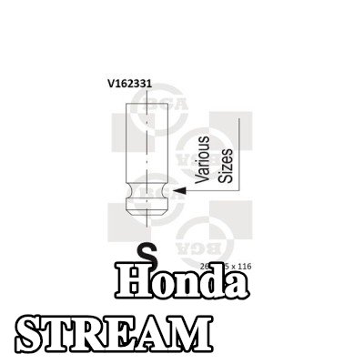 BGA صمام العادم — 2002 Honda Stream