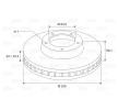 VALEO Ön aks fren diski, Outer Diameter: 240mm, Havalandırmalı — Ford P 100 (2)