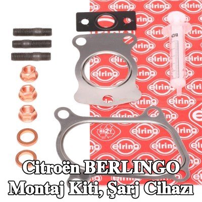 ELRING Montaj Kiti, conta/sızdırmazlık elemanları ile şarj cihazı, cıvata/vida ile — 2000 Citroën Berlingo