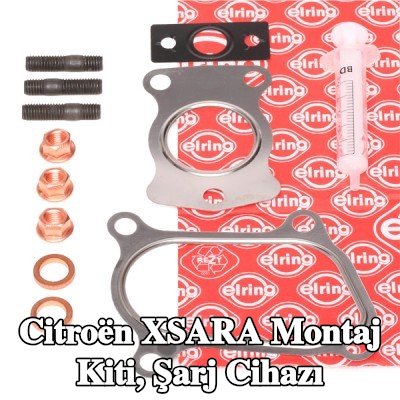 ELRING Montaj Kiti, conta/sızdırmazlık elemanları ile şarj cihazı, cıvata/vida ile — 2000 Citroën Xsara