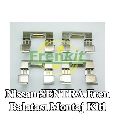 FRENKIT Fren balatası montaj kiti Ön Aks — 2000 Nissan Sentra