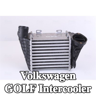 NISSENS Hızlı bağlantı parçası olmayan Intercooler, Sol konektör, düz — 1995 Volkswagen Golf