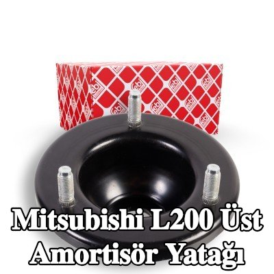 FEBI BILSTEIN Üst amortisör yatağı Ön Aks Sol, Ön Aks Sağ, bilyalı rulman içermez — Mitsubishi L200