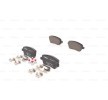 BOSCH Fren balatası seti 16, 8mm, gıcırtı önleyici plaka ile, cıvata/vida ile, aksesuarlarla, yaylı — Opel Agila (5)