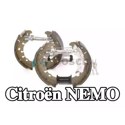 BOSCH مجموعة فرامل أسطوانية مع الملحقات, مع أسطوانة فرامل العجلة — Citroën Nemo