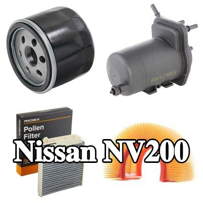 RIDEX مجموعة الفلاتر — Nissan Nv200