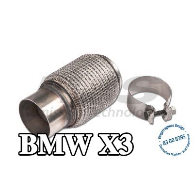 HJS أنبوب إصلاح, محول حفاز أمامي — BMW X3