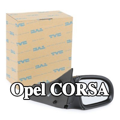 BLIC مرآة جانبية يمنى, ميكانيكي — 1997 Opel Corsa