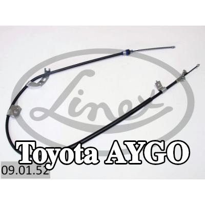 LINEX كابل، فرامل الخدمة — Toyota Aygo