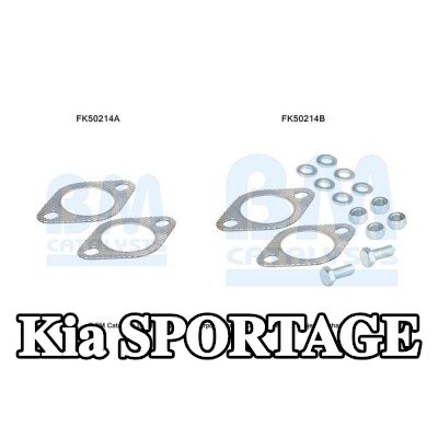 BM CATALYSTS طقم التثبيت، أنبوب العادم — Kia Sportage