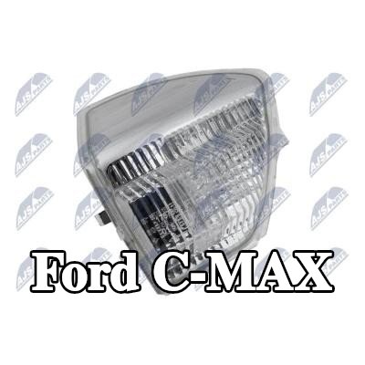 NTY مؤشر جانبي مرآة خارجية يمين, شفاف تمامًا, بدون لمبة — Ford C-max