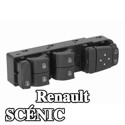 VEMO مفتاح نافذة أمامي أيسر — Renault Scénic