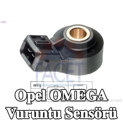 FACET İtalya'da Üretilmiş Vuruntu Sensörü - Orijinal Ekipman Eşdeğeri — 1991 Opel Omega
