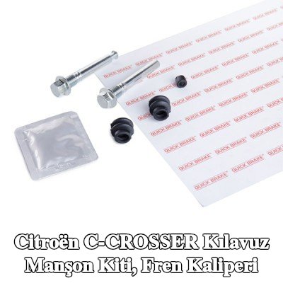 QUICK BRAKE Kılavuz manşon kiti, fren kaliperi — 2007 Citroën C-crosser