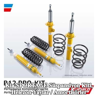 EIBACH Süspansiyon kiti, coil springs / shock absorbers B12 Pro-Kit — Kia Sportage
