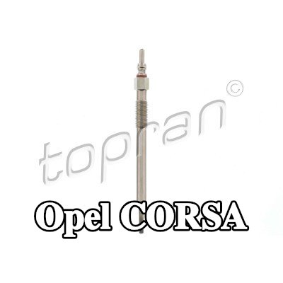 TOPRAN شمعة التسخين، السخان الإضافي — Opel Corsa