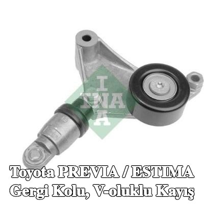 INA Gergi Kolu, V-oluklu kayış — 2000 Toyota Previa / Estima