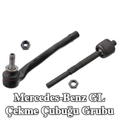 FEBI BILSTEIN Rot kolu grubu Ön Aks Sol, kilit somunu ile — 2011 Mercedes-Benz Gl