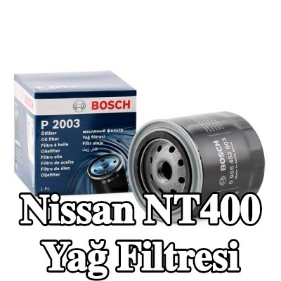 BOSCH Tek çek valflı yağ filtresi — Nissan Nt400