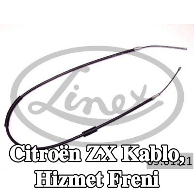 LINEX Kablo, hizmet freni — 1997 Citroën Zx