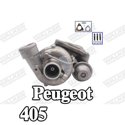 WALKER الشاحن التوربيني مع الحشيات/الأختام — Peugeot 405