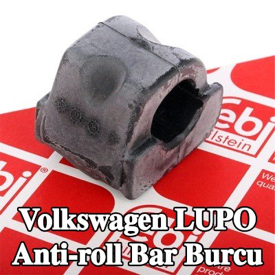 FEBI BILSTEIN Ön aks stabilizatör çubuğu burcu, iç, 16mm, Kauçuk — Volkswagen Lupo