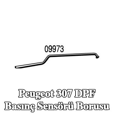 VEGAZ DPF basınç sensörü borusu — 2000 Peugeot 307