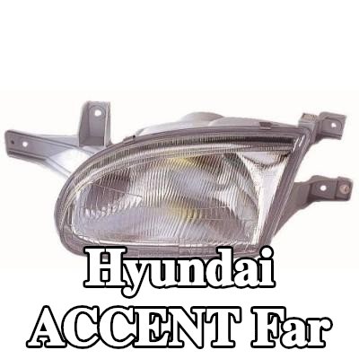 ABAKUS Far Sol, H4, tutuculu, ampul içermez — 2000 Hyundai Accent