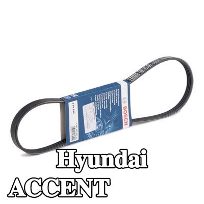 BOSCH حزام سيربنتين 875mm, Number of ribs: 4 — 1997 Hyundai Accent