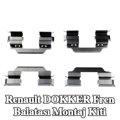FEBI BILSTEIN Fren balatası montaj kiti Ön Aks — Renault Dokker
